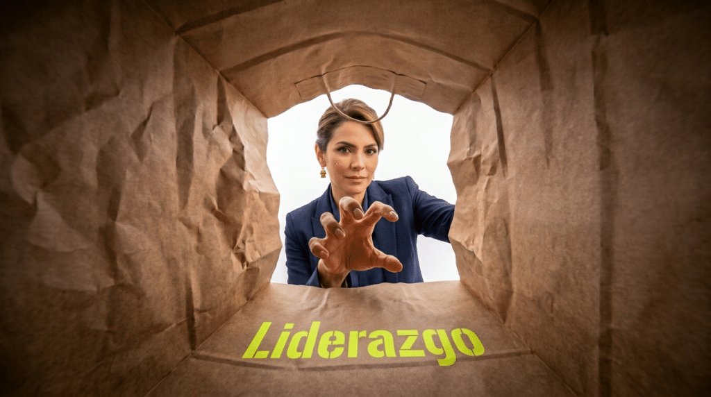 Ejecutiva colombiana aplicando liderazgo consciente en el entorno laboral